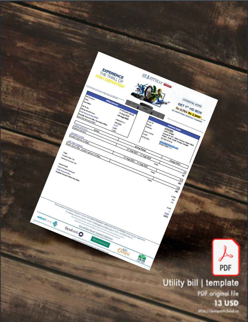 Utility bill | Albanian Power | Albania